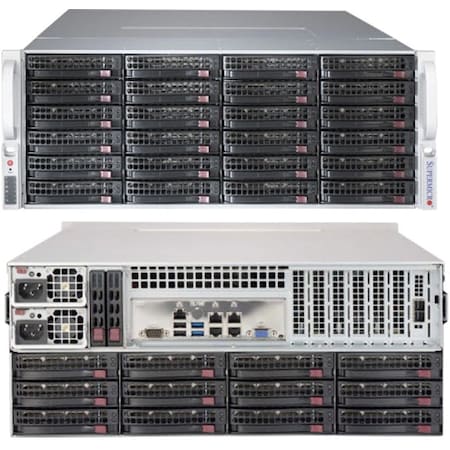 Supermicro 4U Sc847B Lp Cse Sas3 Single Expander, 10K Fan 1200W Pws CSE-847BE1C4-R1K23LPB